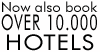 Now also Book over 10.000 Hotels